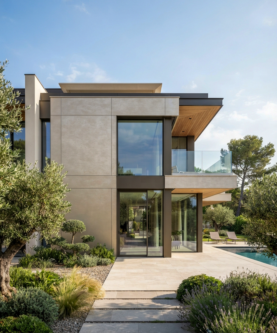 TITANIUM EXTERIOR WALL FINISH